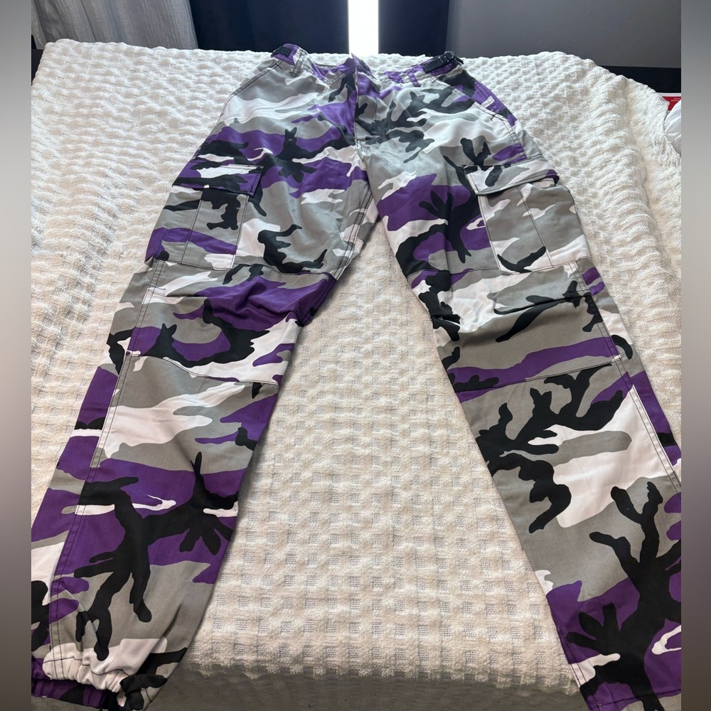 Rothco Camouflage Pants with Purple Accents